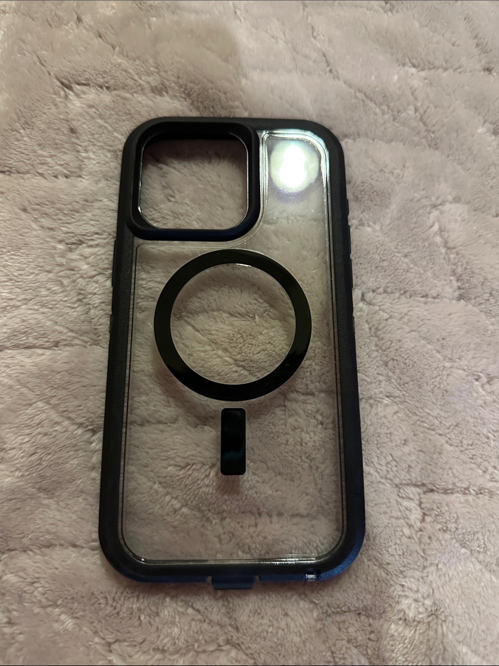 I PHONE 15 pro max OtterBox Clear Case with Black MagSafe Ring